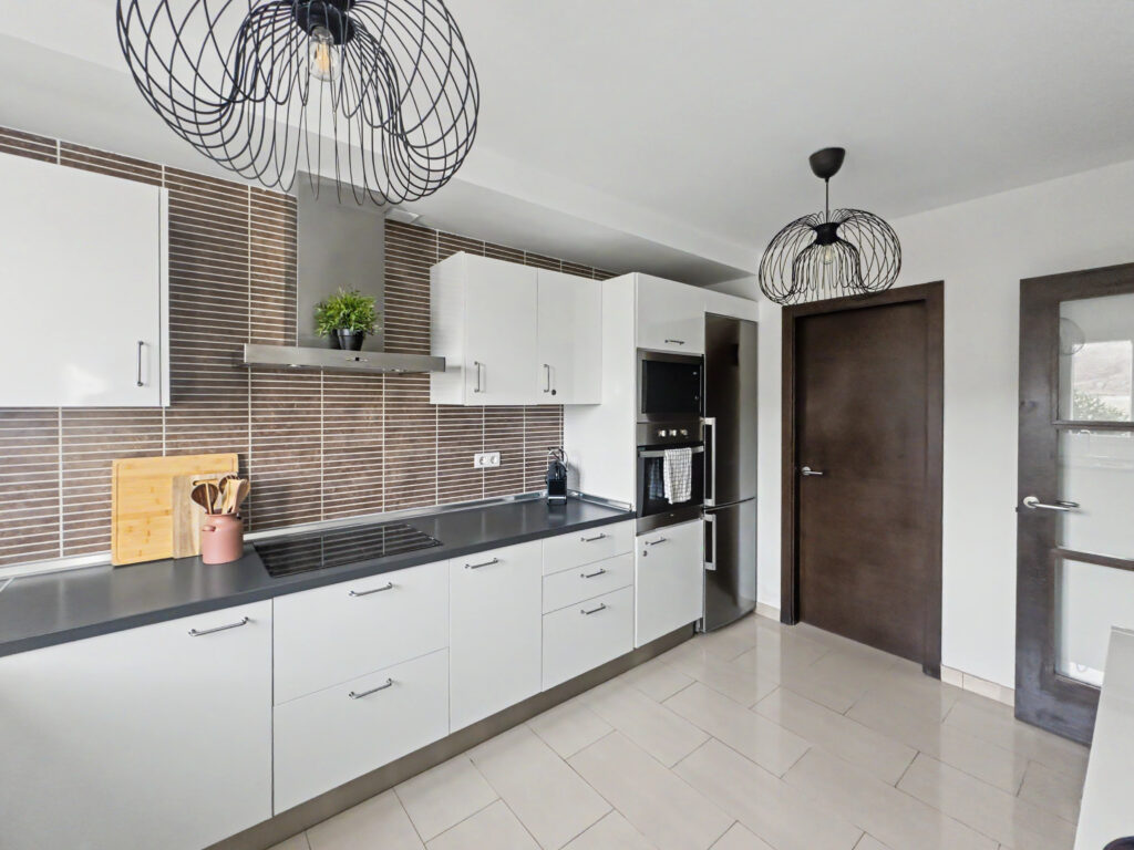 Kitchen storage detail
